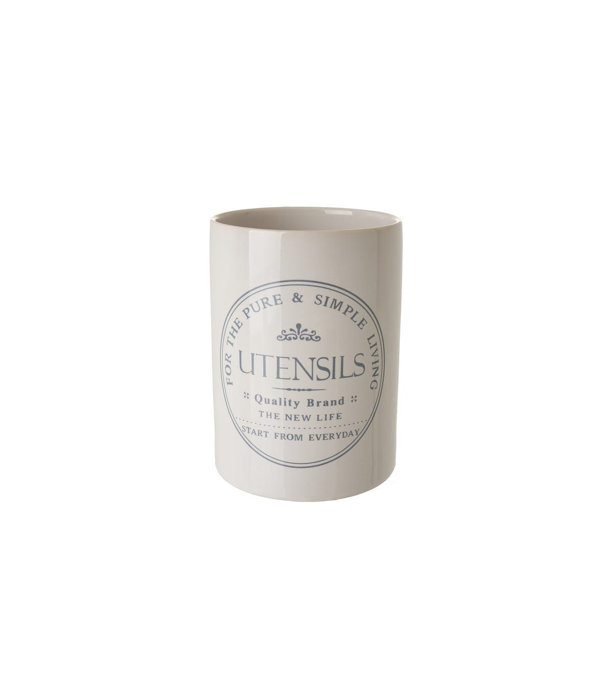 Wadiga Pot Ustensiles De Cuisine En Céramique Blanche Pure Living
