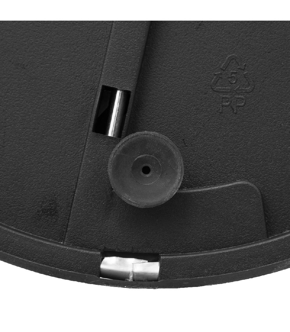 Wadiga Poubelle De Cuisine Ronde Verte Et Bambou 30L