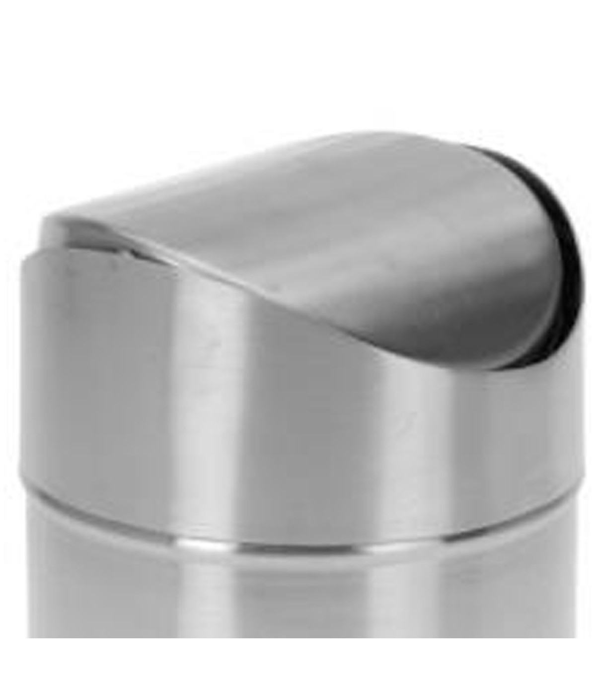 Wadiga Poubelle De Table En Acier Inoxydable 12x12x16.5cm