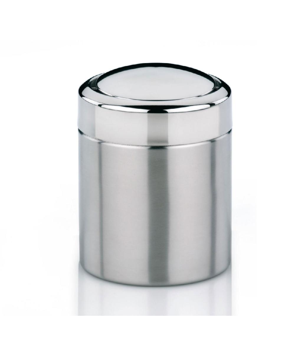 wadiga Poubelle de Table en Inox Couvercle à Bascule - 1.5L