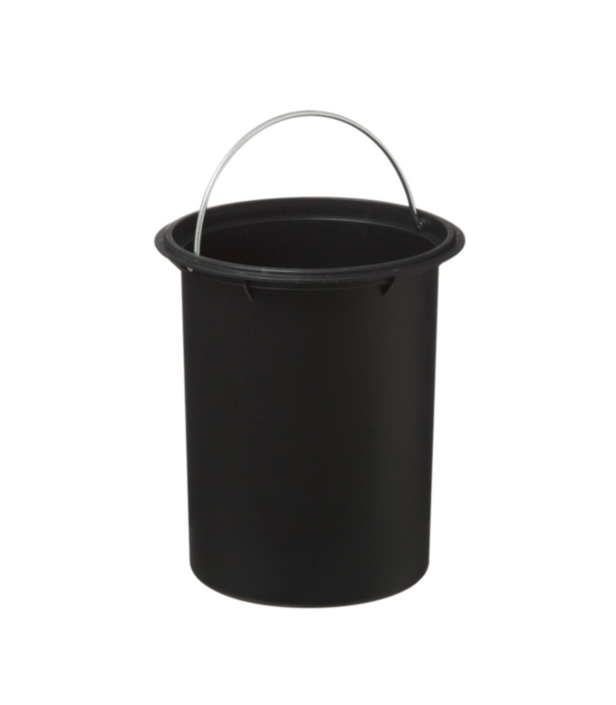 Wadiga Poubelle Salle De Bain Métal Jaune Couvercle Bambou - 3L