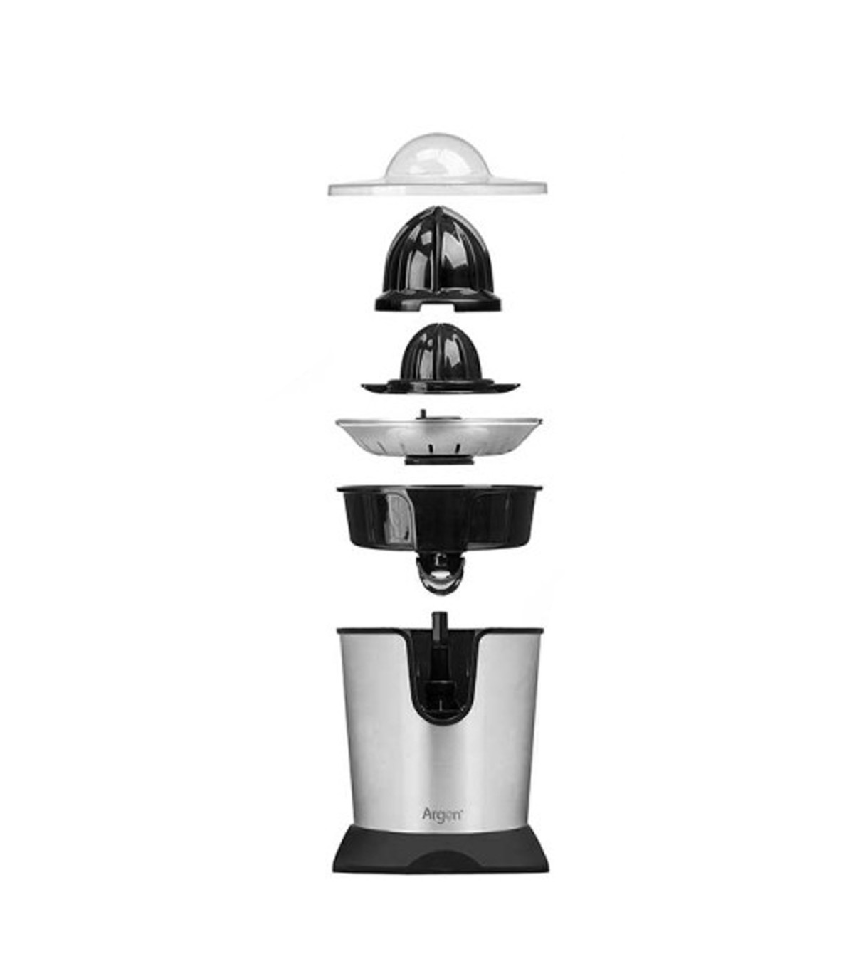 wadiga Presse-agrumes electrique acier noir 21x19x26cm 85W wadiga Presse-agrumes electrique acier noir 21x19x26cm 85W