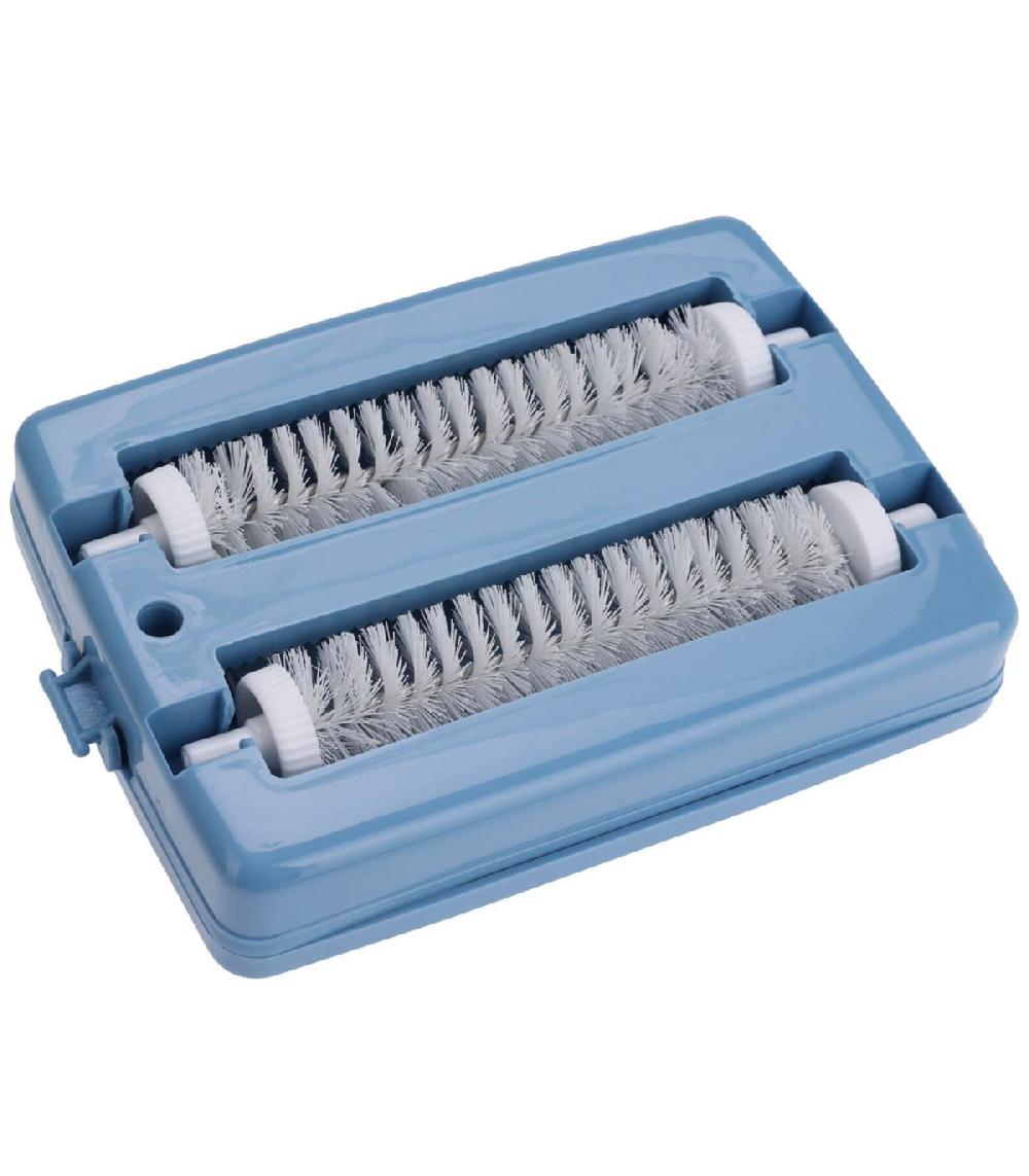 wadiga Ramasse miettes à deux brosses rotatives 17x11x5.5cm