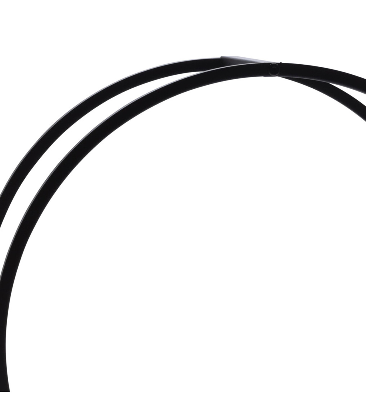 Wadiga Range Bûches Cercle Pour Intérieur En Métal Noir 50x25x51.5cm