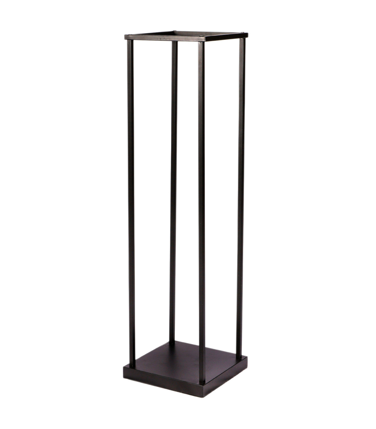 wadiga Range bûches pour intérieur en métal noir 31.5x31.5x115cm
