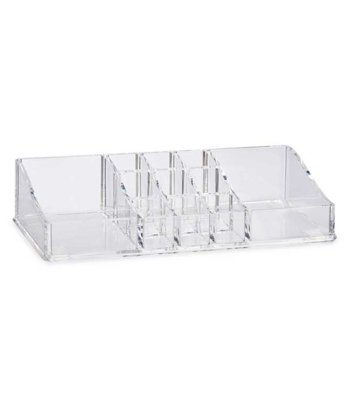 wadiga Rangement maquillage acrylique transparent 11 compartiments