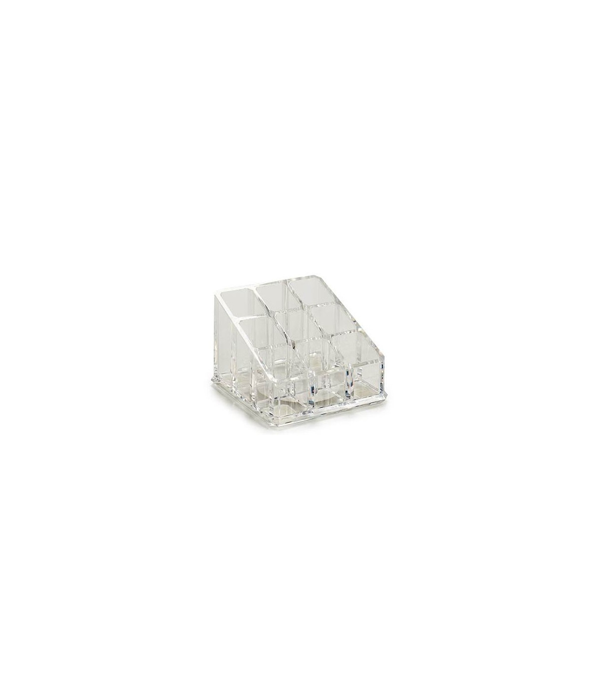 Wadiga Rangement Maquillage Acrylique Transparent 9 Compartiments