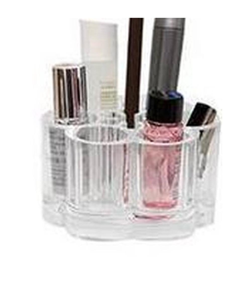 Wadiga Rangement Maquillage Acrylique Transparent Rond