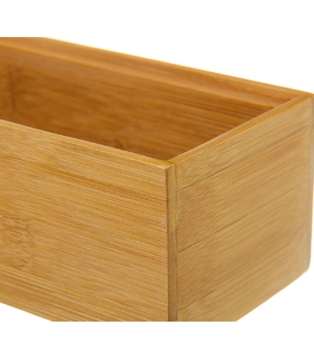 Wadiga Rangement Organisateur Salle De Bain Bambou - 23x7.8x6.5cm