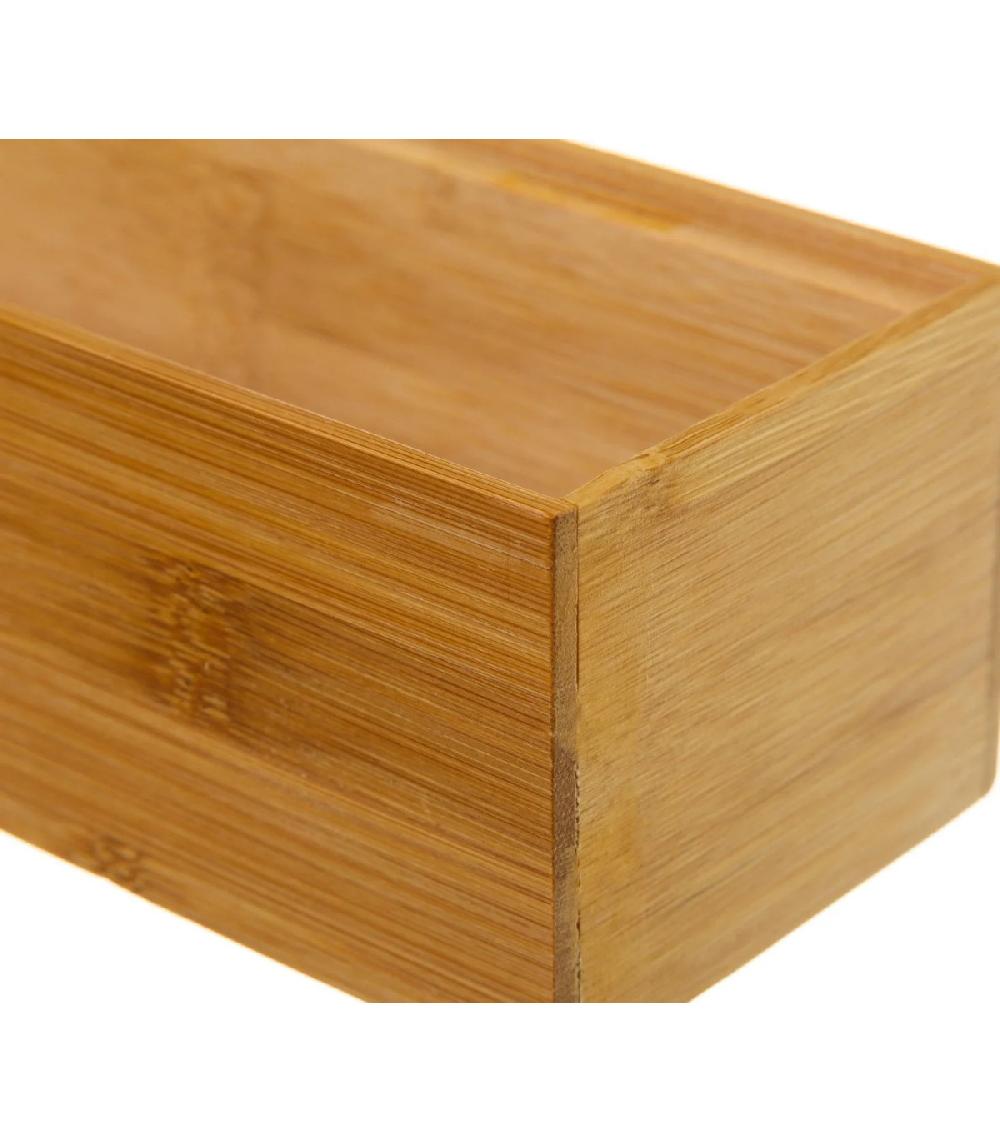 Wadiga Rangement Organisateur Salle De Bain Bambou - 30.5x7.5x6.5cm