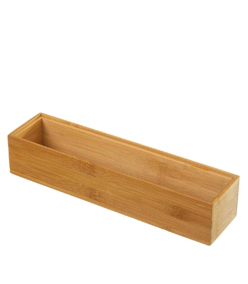 wadiga Rangement Organisateur Salle de Bain Bambou - 30.5x7.5x6.5cm