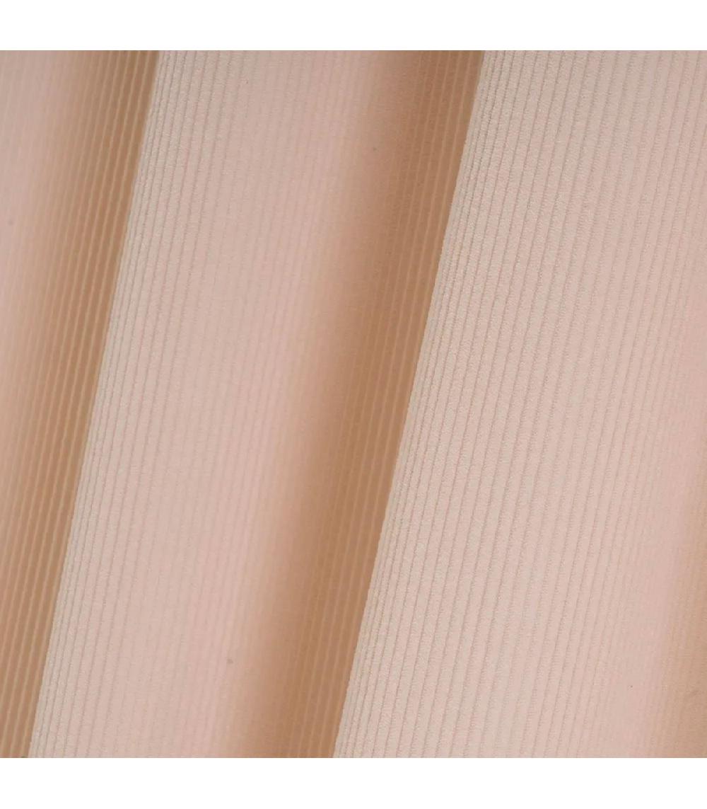 Wadiga Rideau à Oeillets En Velours Côtelé Beige à L'unité 140x260cm