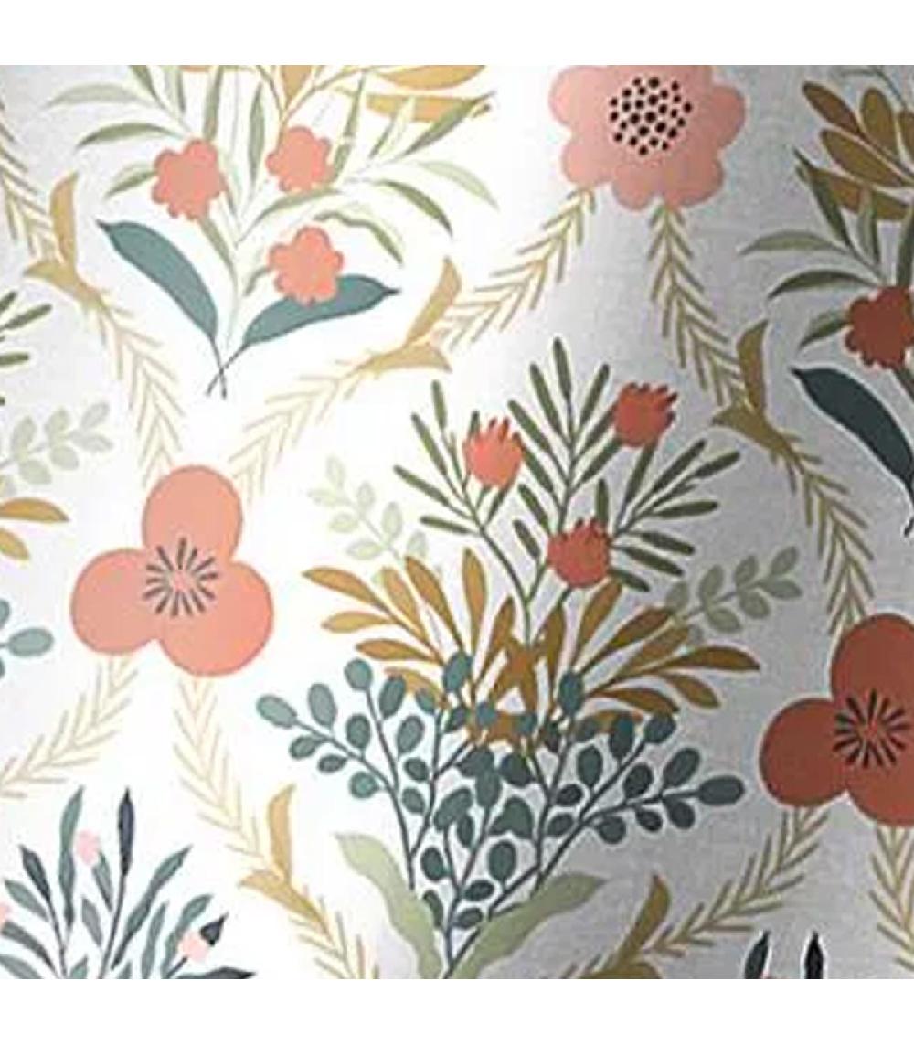 Wadiga Rideau à Oeillets Fleuri à L'unité 140x260cm