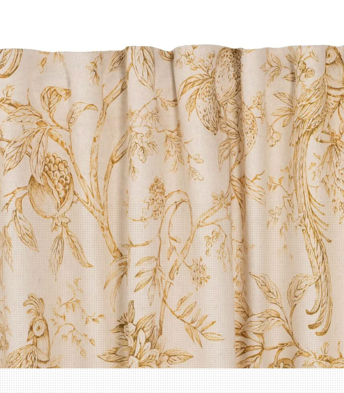 Wadiga Rideau à Pattes Cachées Oiseaux En Lin Et Coton à L'unité 140x270cm