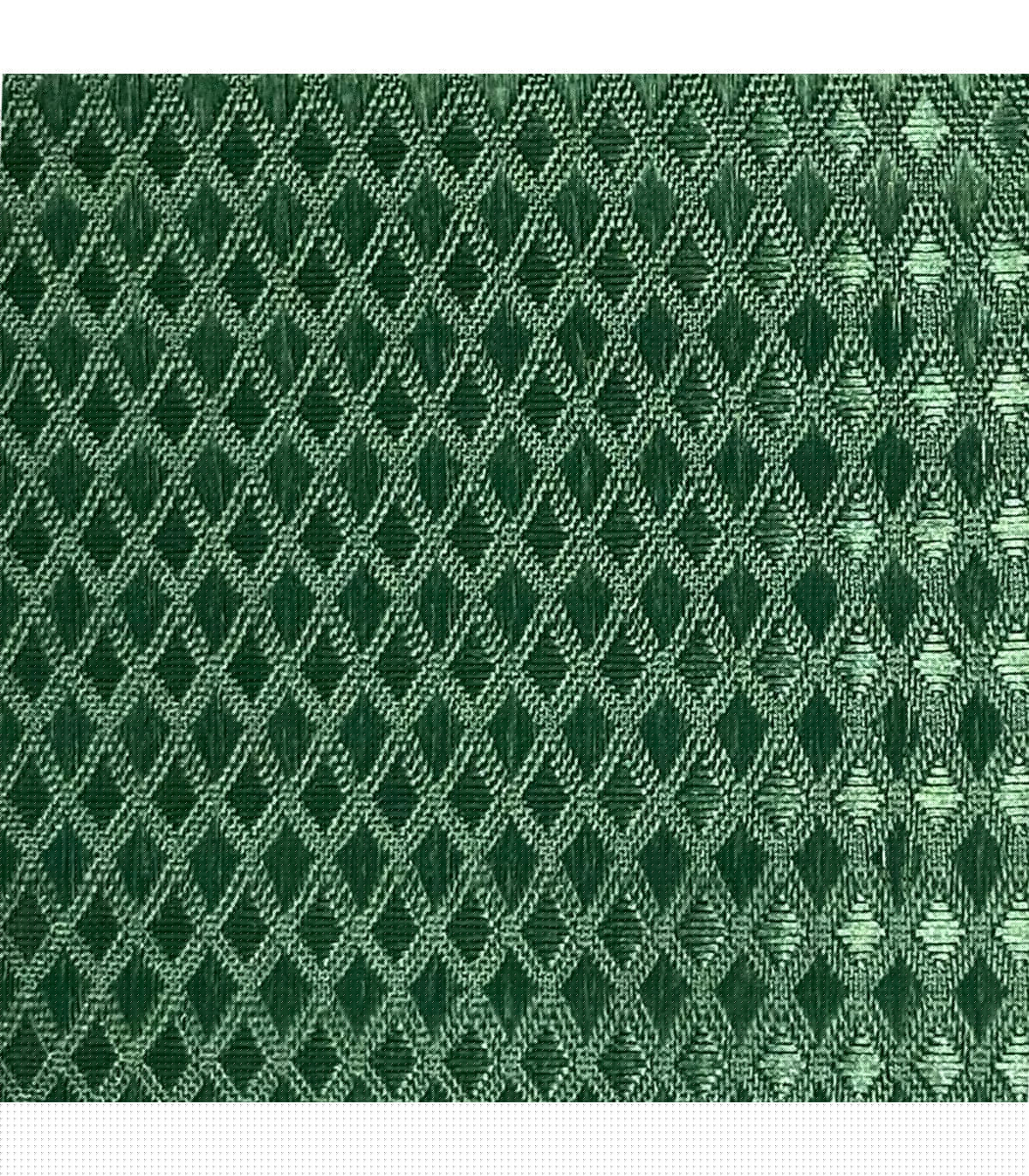 Wadiga Rideau De Douche Classique Tissu Jacquard Uni Vert