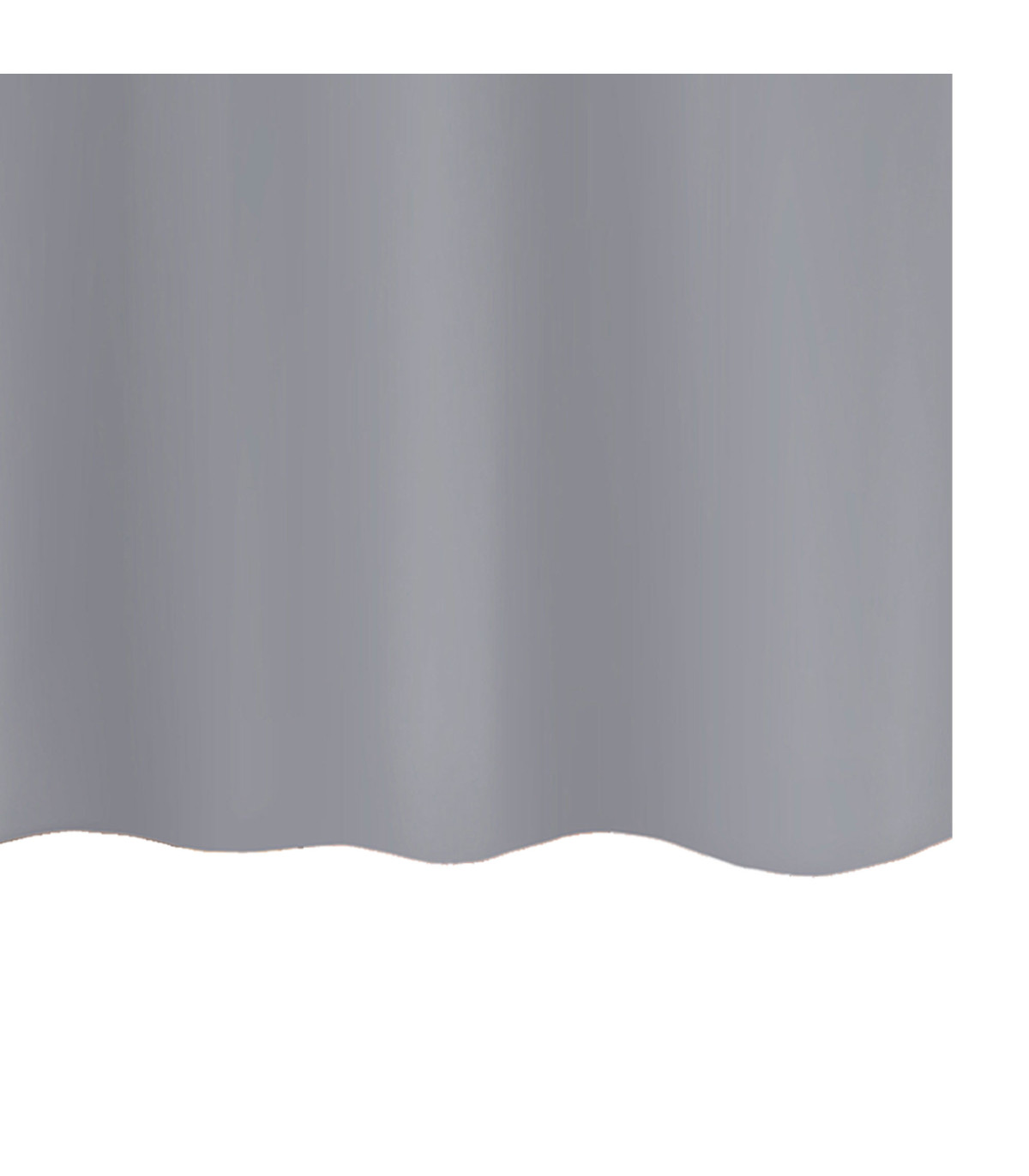 Wadiga Rideau De Douche Plastique Gris Avec 12 Anneaux 180x200cm
