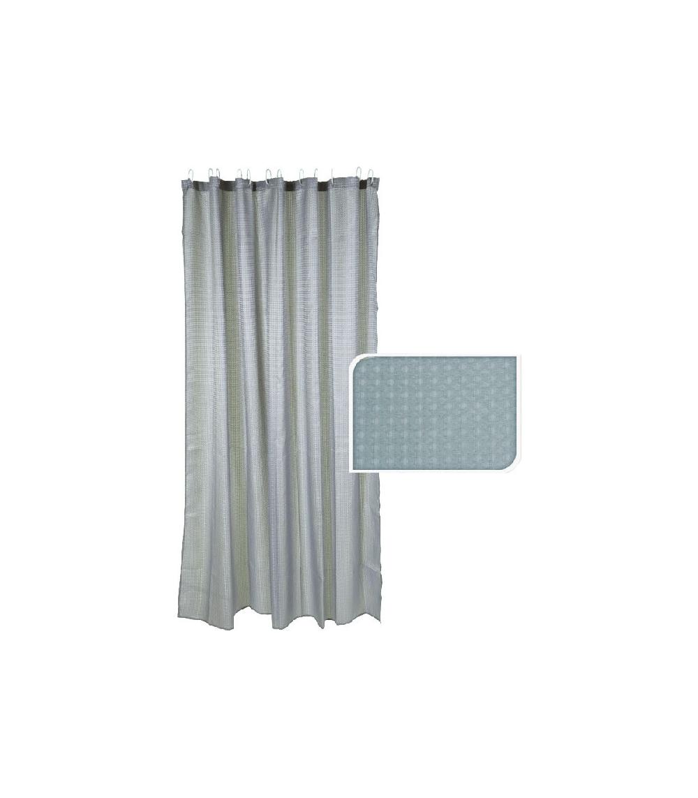 Wadiga Rideau De Douche Tissu Polyester Vert - 180x180cm