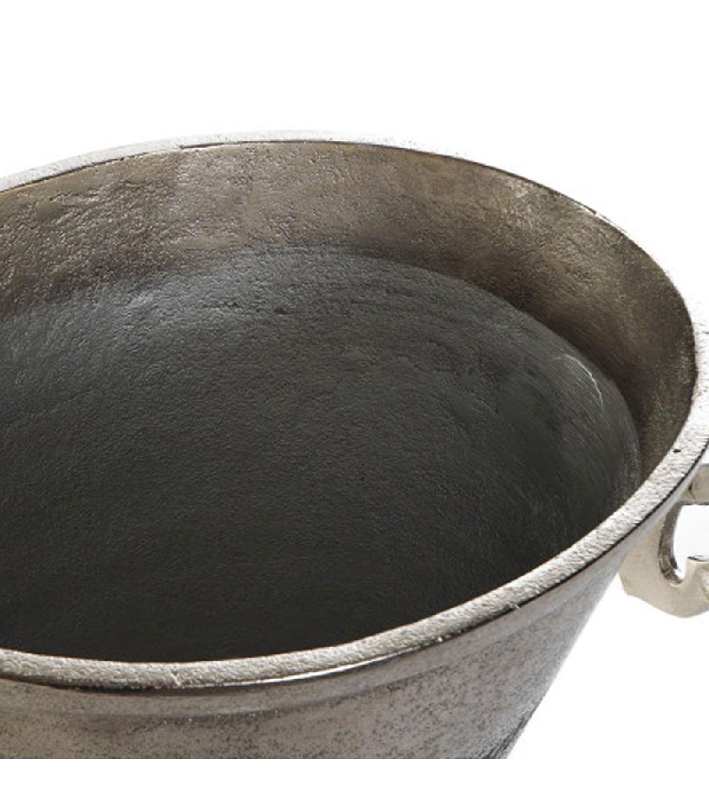 Wadiga Seau à Champagne En Aluminium Argenté 34x20x20cm