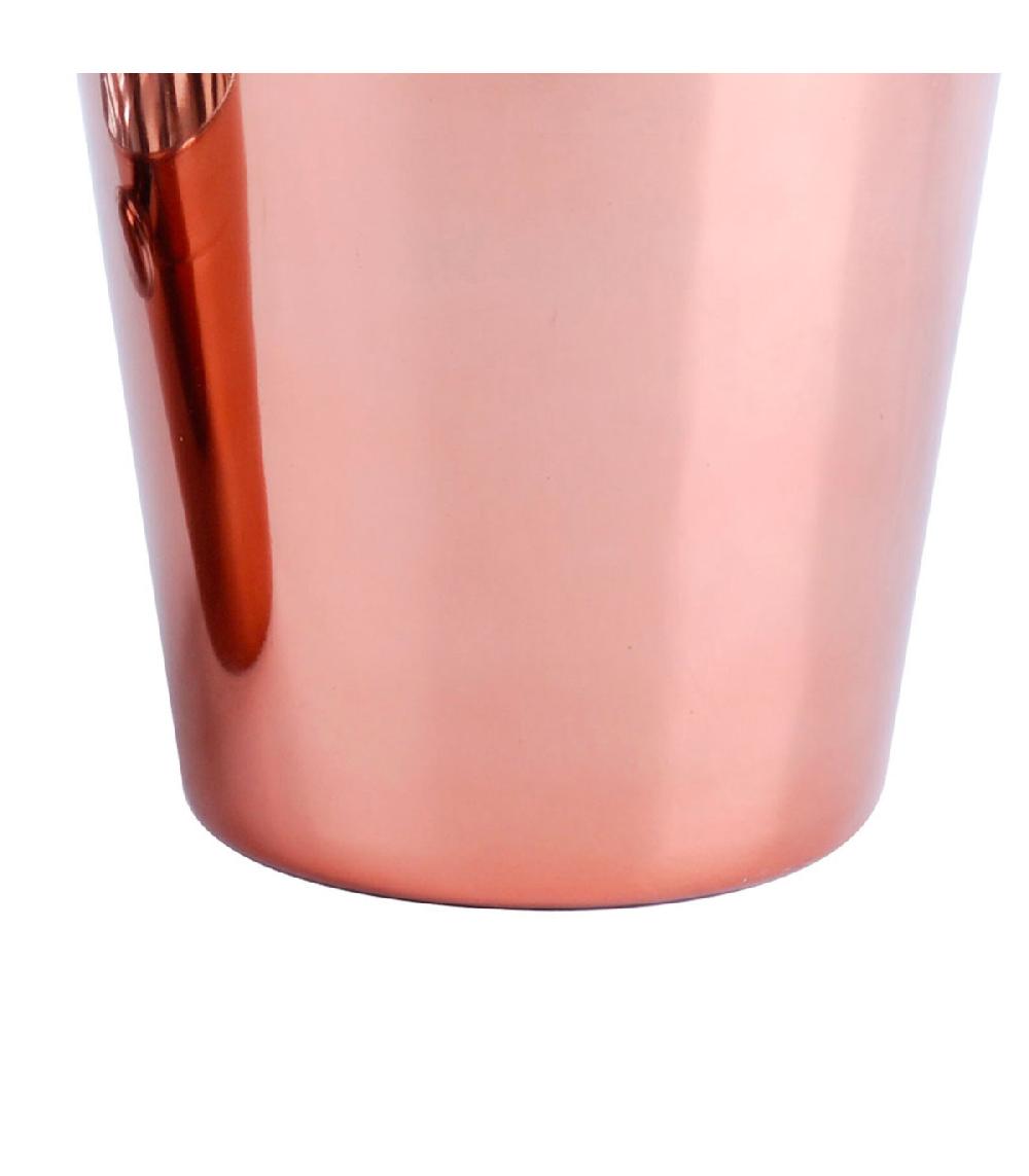 Wadiga Seau à Champagne En Inox Rose Doré 22x22x20.5cm