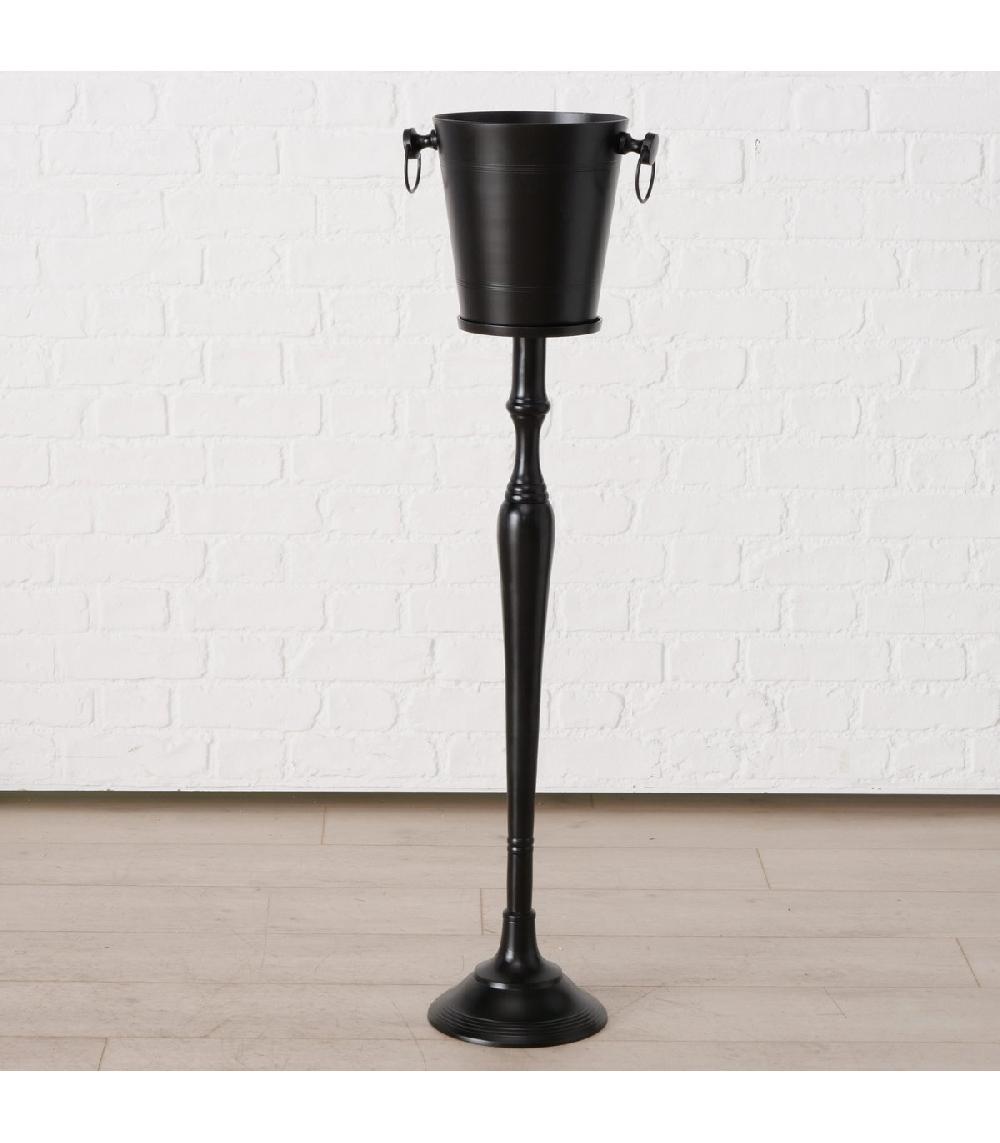 Wadiga Seau à Champagne Sur Pied En Métal Noir - H108cm