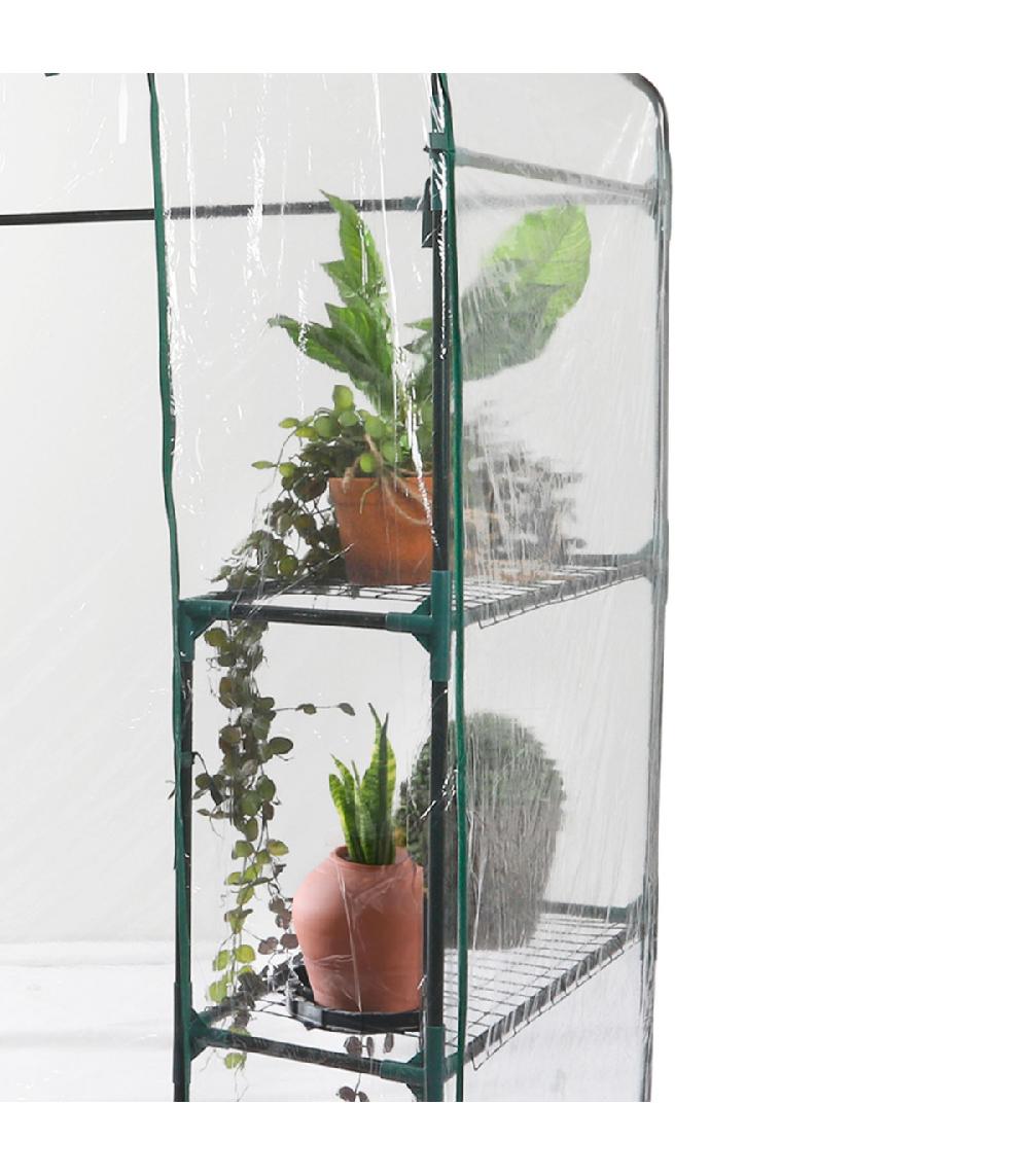 Wadiga Serre De Jardin Avec étagères à Plantes 143x73x195cm