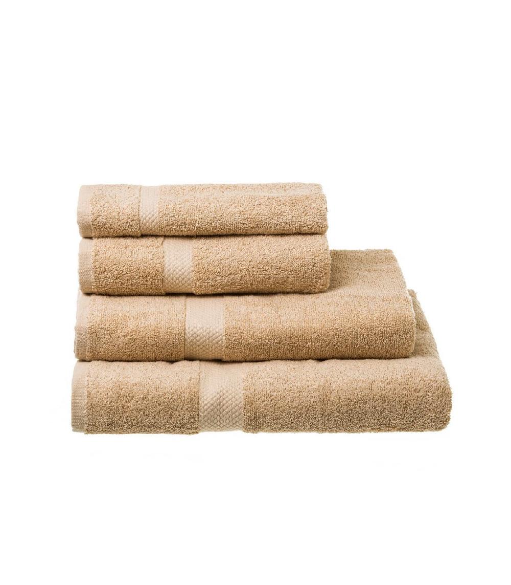 wadiga Serviette invité / essuie-mains 100% coton beige - 30x50cm