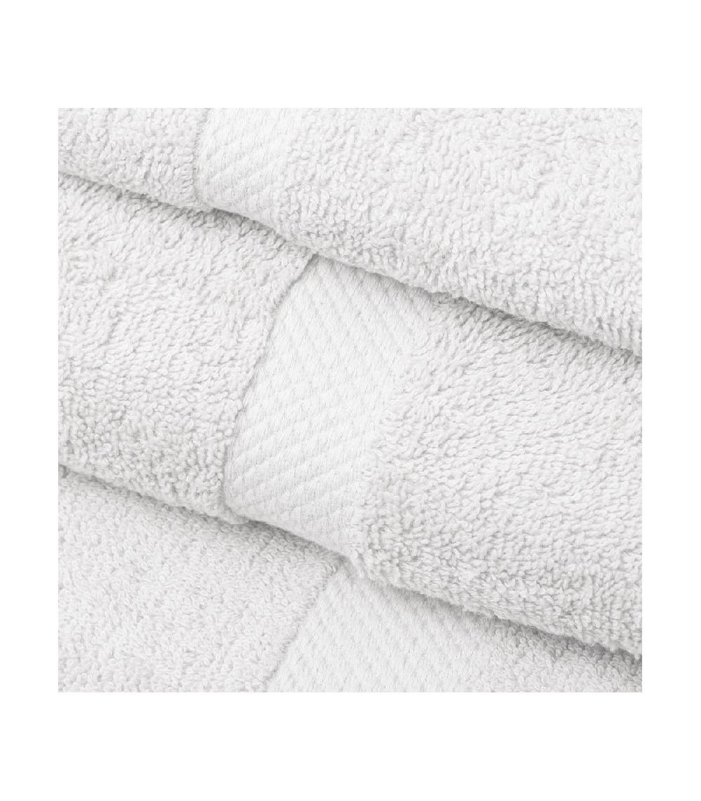 Wadiga Serviette Invité / Essuie-mains 100% Coton Blanc - 30x50cm