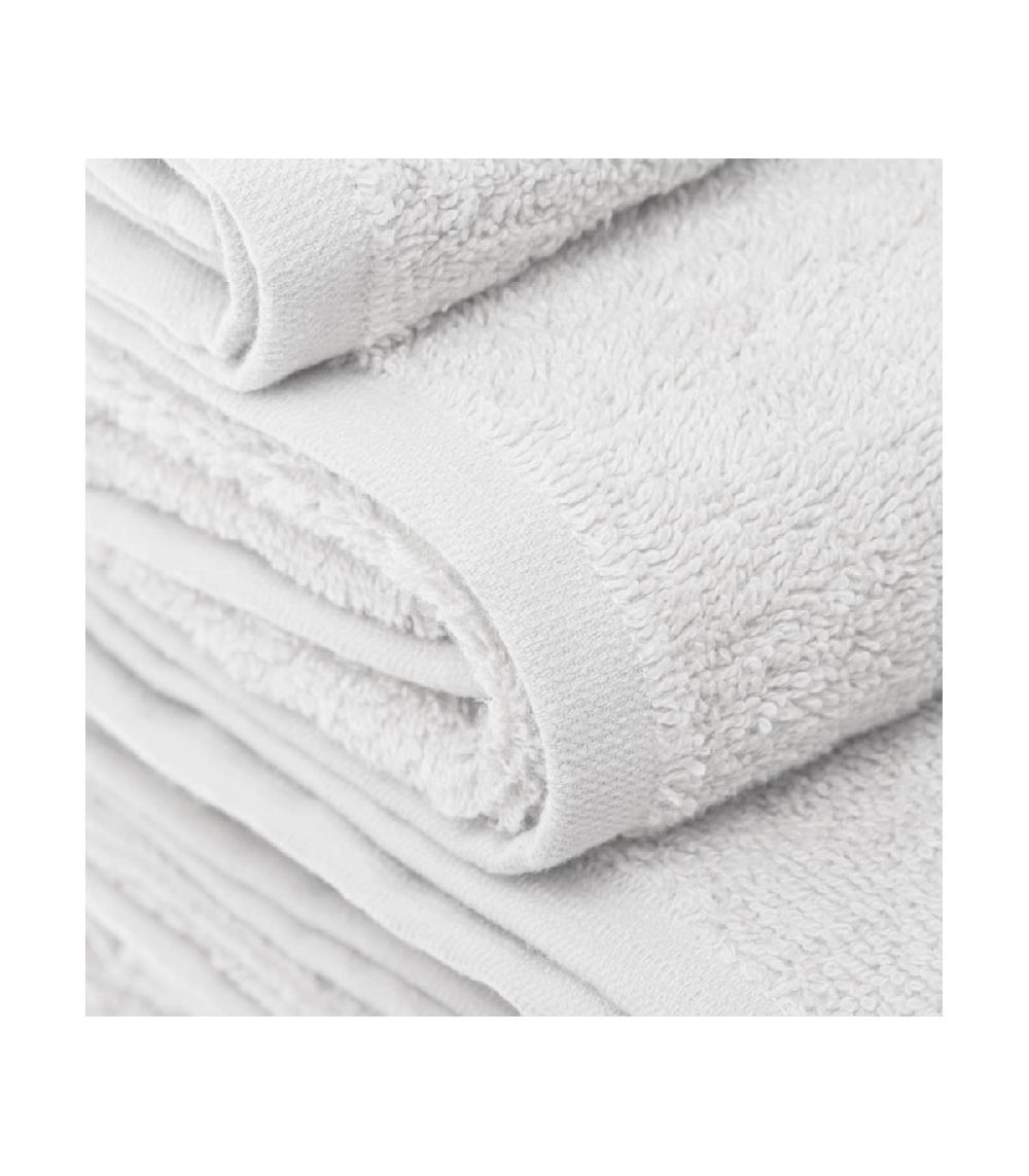 Wadiga Serviette Invité / Essuie-mains 100% Coton Blanc - 30x50cm