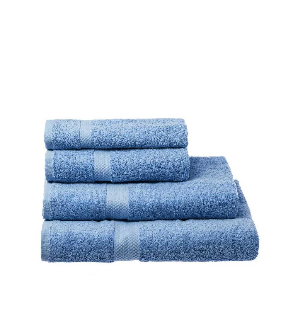 wadiga Serviette Invité / Essuie-mains 100% Coton Bleu Ciel - 30x50cm