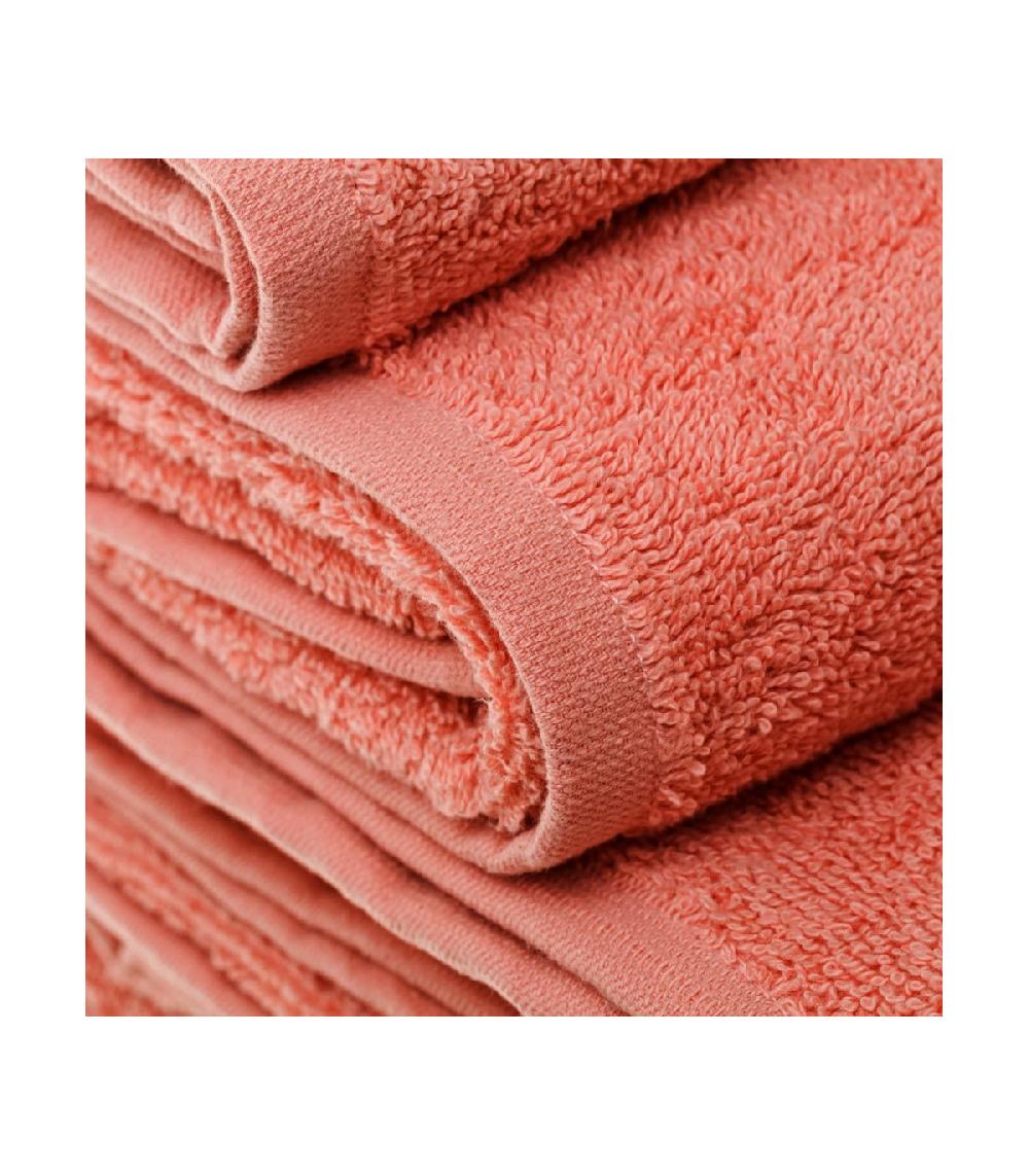 Wadiga Serviette Invité / Essuie-mains 100% Coton Corail - 30x50cm