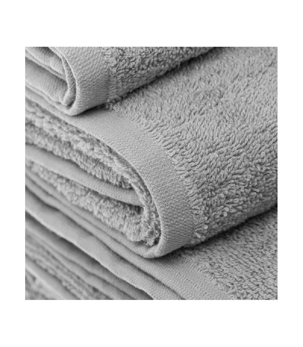 Wadiga Serviette Invité / Essuie-mains 100% Coton Gris Clair - 30x50cm