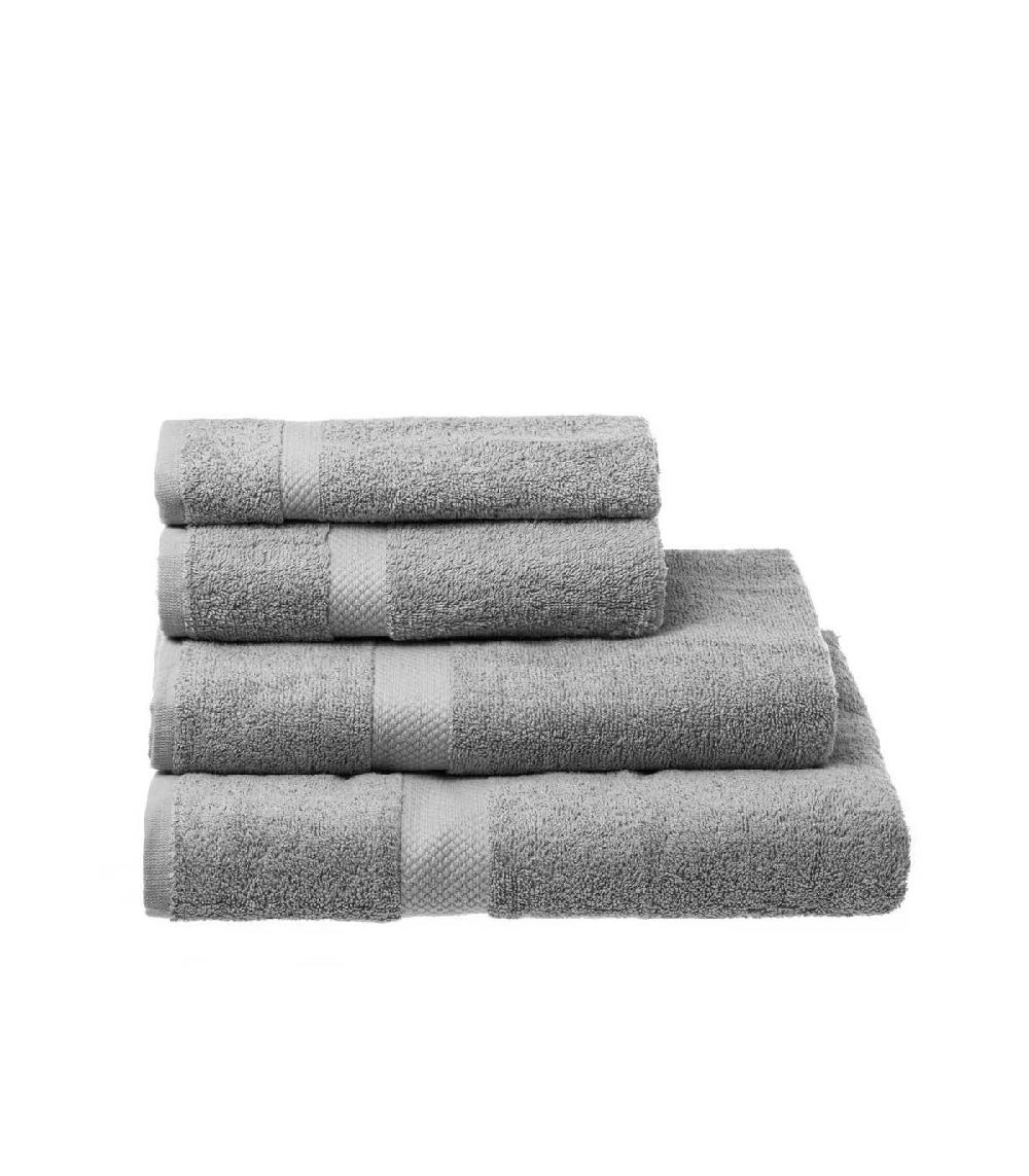 wadiga Serviette Invité / Essuie-mains 100% Coton Gris Clair - 30x50cm