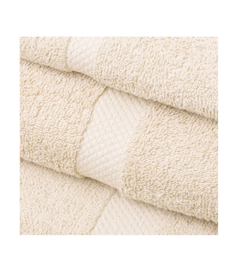 Wadiga Serviette Invité / Essuie-mains 100% Coton Ivoire - 30x50cm