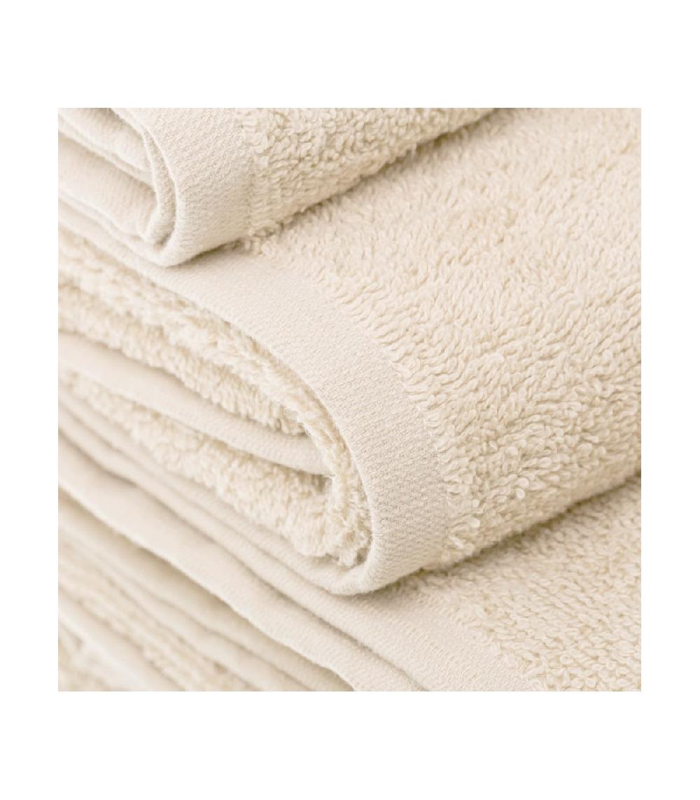 Wadiga Serviette Invité / Essuie-mains 100% Coton Ivoire - 30x50cm