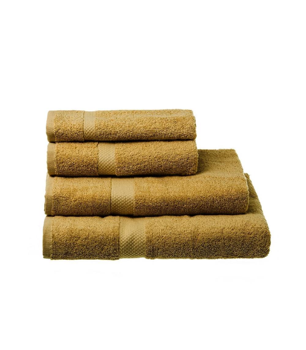 wadiga Serviette Invité / Essuie-mains 100% Coton Jaune Moutarde - 30x50cm