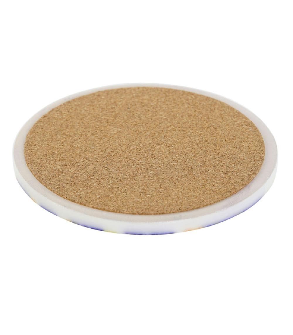 Wadiga Set De 12 Dessous De Verres En Dolomite Poissons 11x11x0.7cm