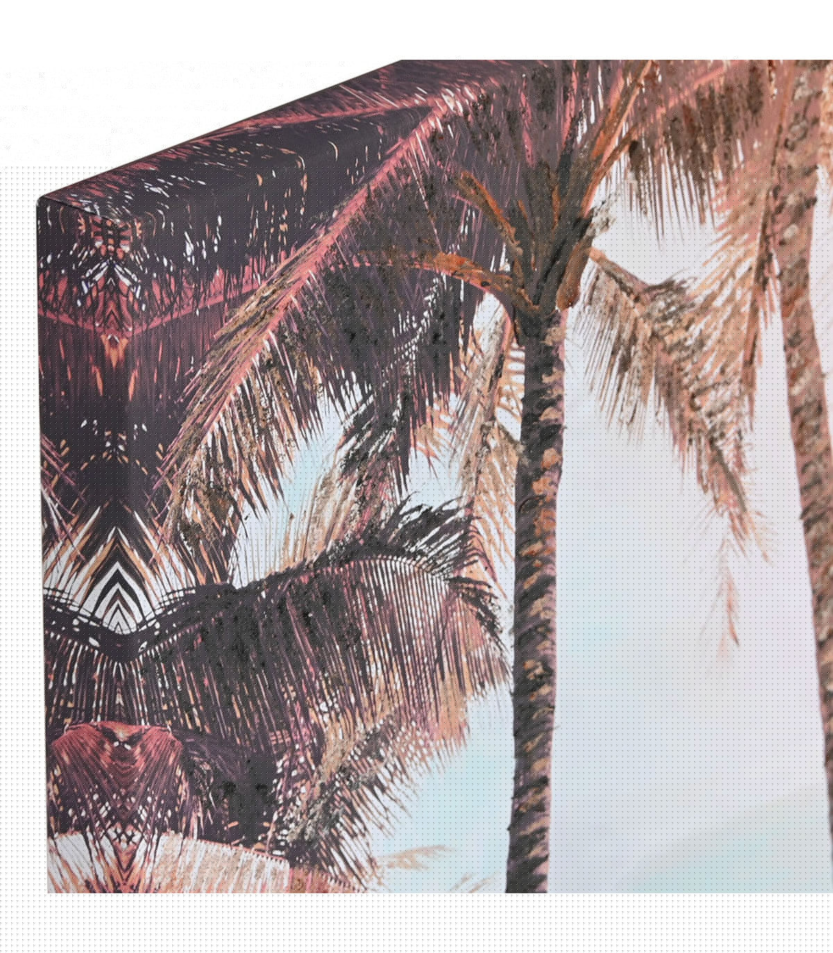 Wadiga Set De 2 Cadres Décoratifs Toiles Surf 50x3.5x70cm