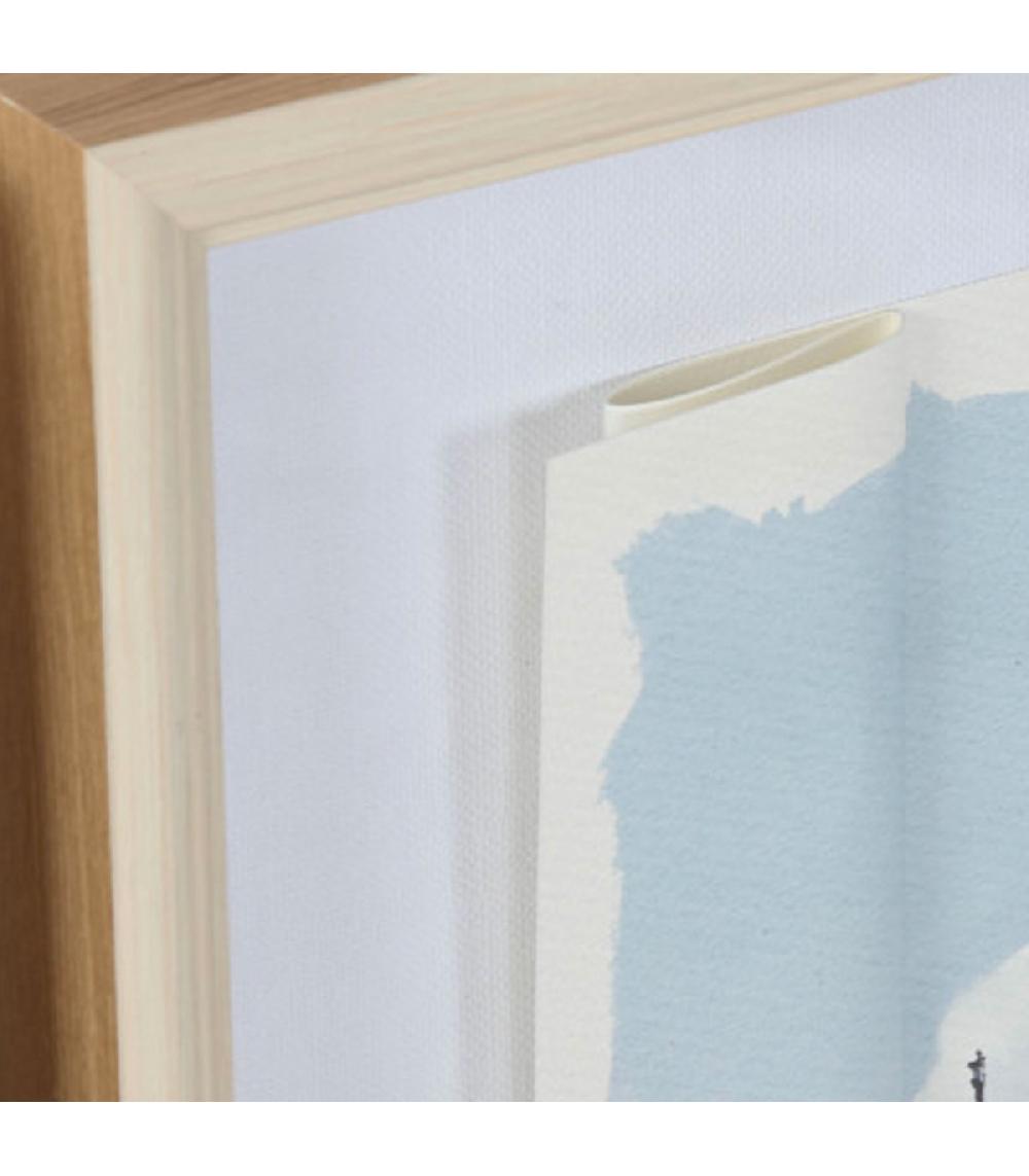 Wadiga Set De 2 Cadres Décoratifs Voiliers 50x4x60cm