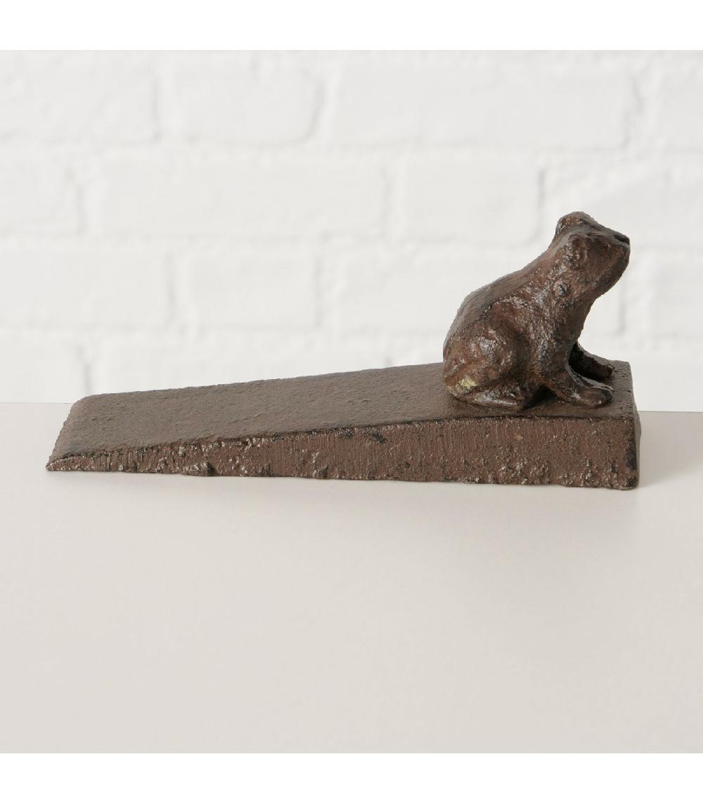 Wadiga Set De 2 Cale-portes En Fonte Tortue Et Grenouille