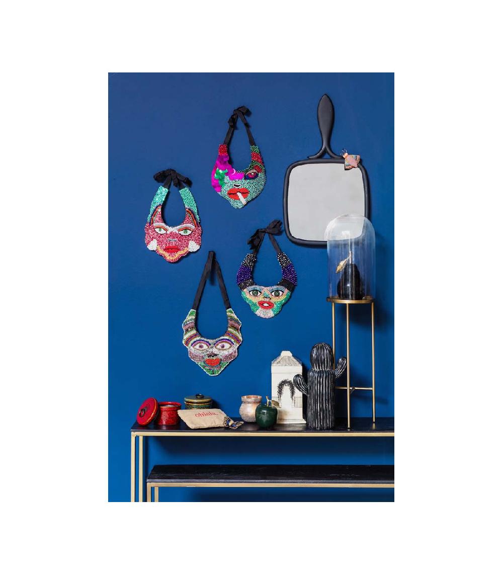Wadiga Set De 2 Consoles En Métal Doré Et Bois Manguier Noir