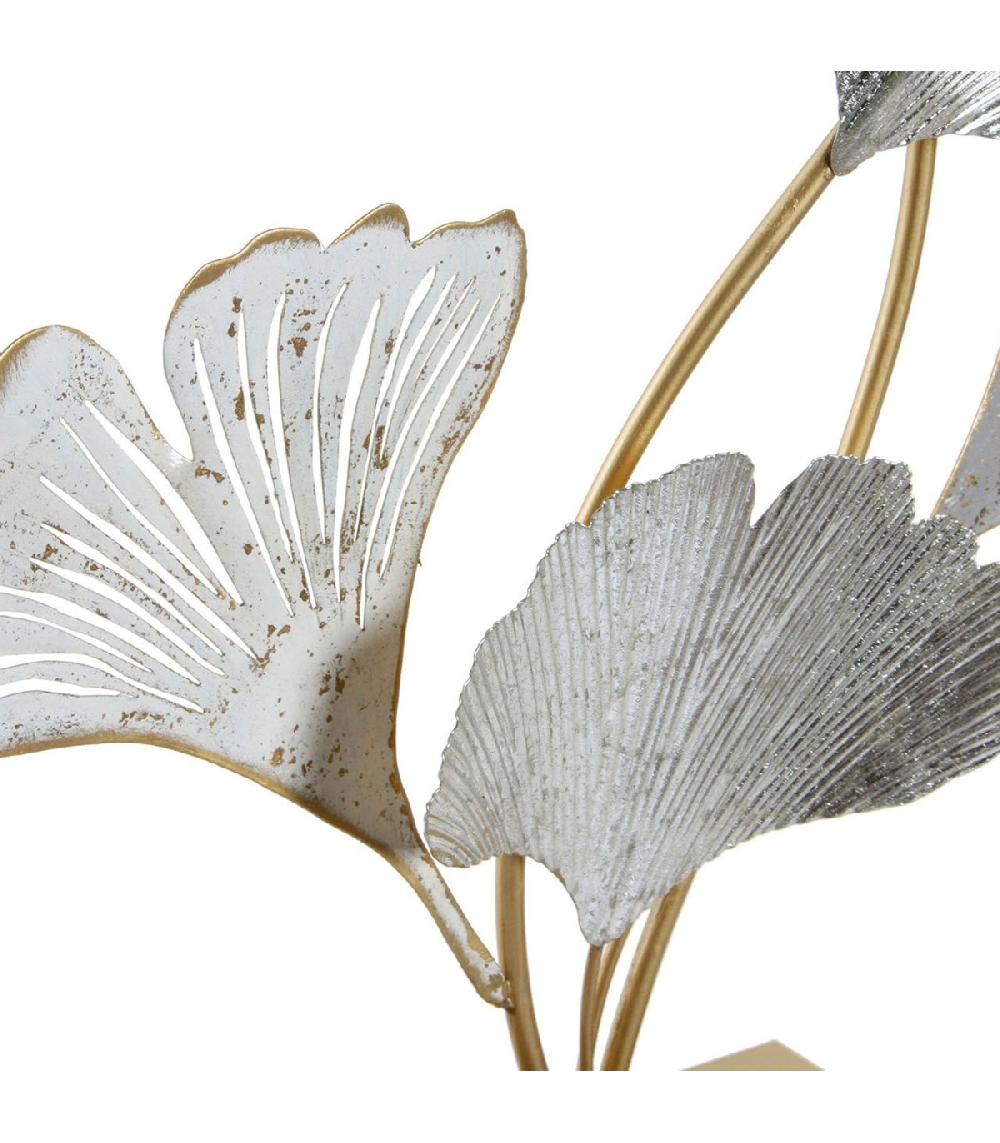 Wadiga Set De 2 Décorations à Poser En Métal Gingko