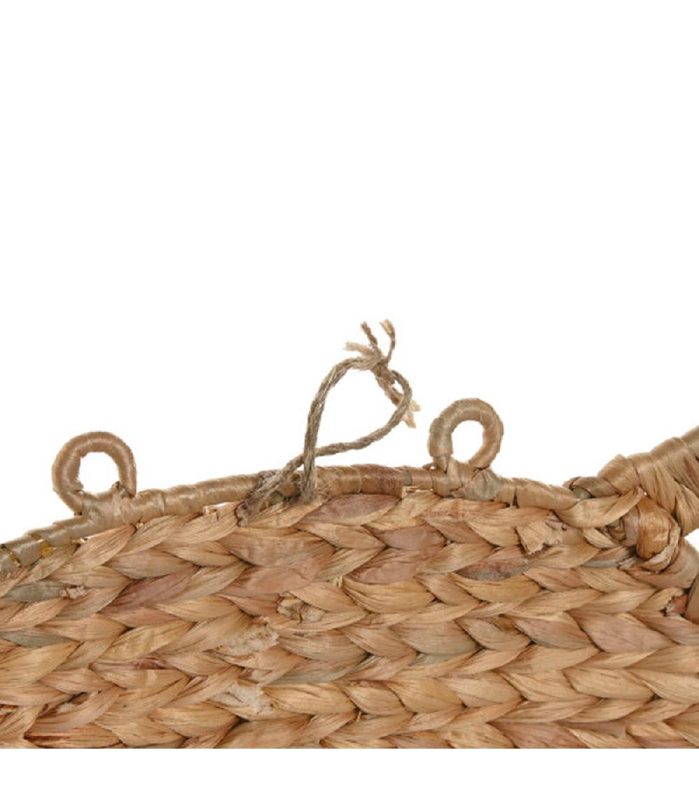 Wadiga Set De 2 Décorations Murales En Rotin Crabes 49x5x56cm