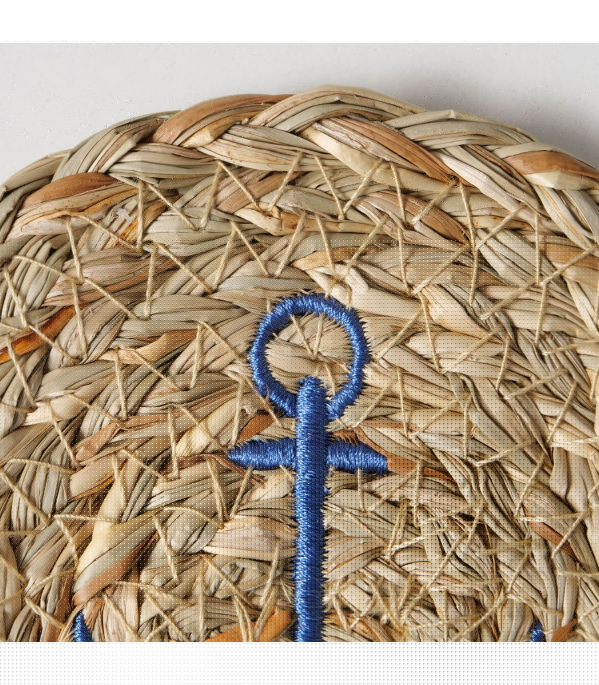 Wadiga Set De 2 Dessous De Verres En Jute Tressé Ancres 11.5x11.5x0.5cm