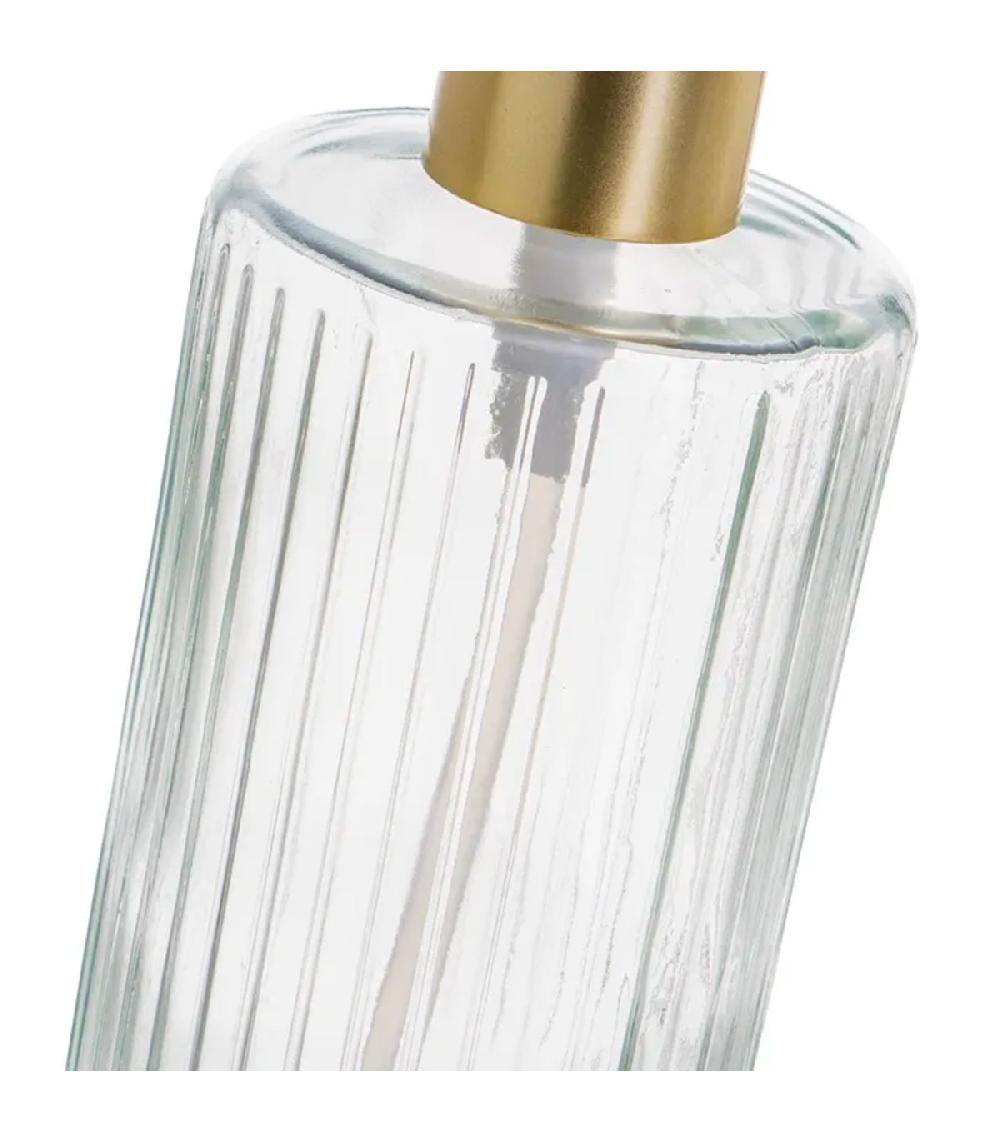 Wadiga Set De 2 Distributeurs De Savon En Verre 8x8x20cm