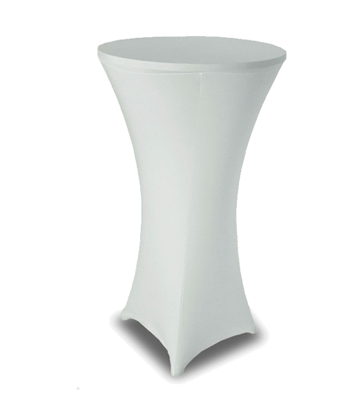 Wadiga Set De 2 Housses De Table à Cocktail Noir Et Blanc 80x80x110cm