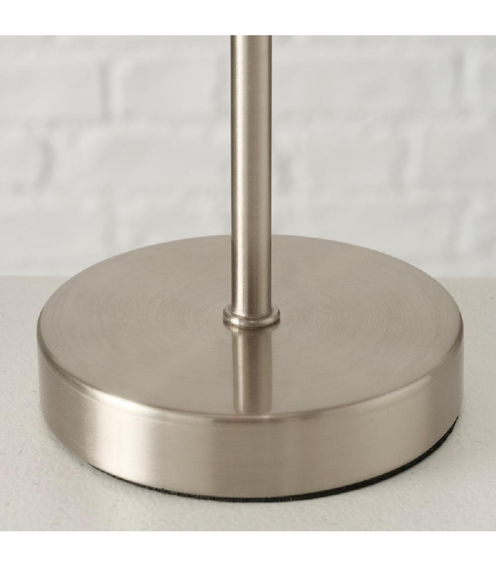 Wadiga Set De 2 Lampes à Poser Abat-jours Beiges Motifs Herbes