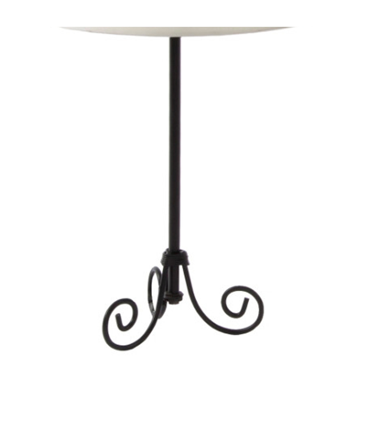Wadiga Set De 2 Lampes à Poser En Métal Et Abat-jours Blanc Et Beige