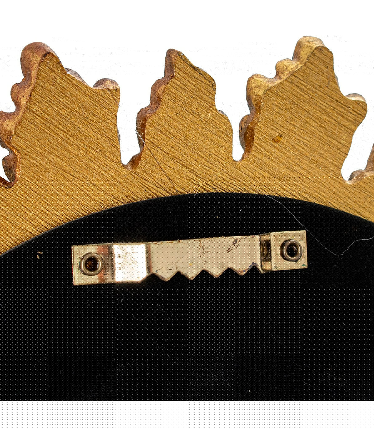 Wadiga Set De 2 Miroirs Ronds Soleils En Résine Dorée 22x22x2cm