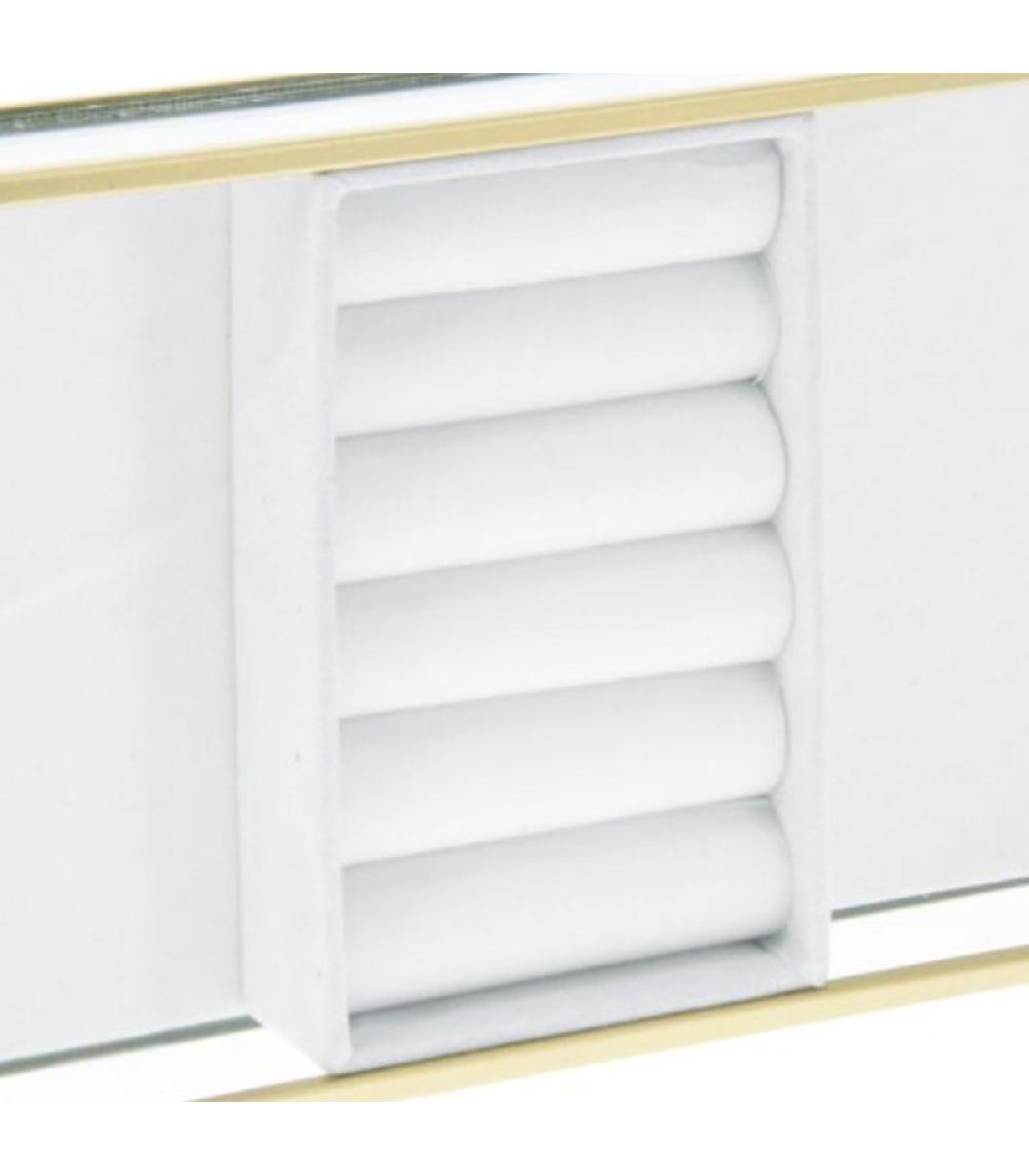 Wadiga Set De 2 Présentoirs à Bijoux En Métal Doré Et Verre 26x13cm