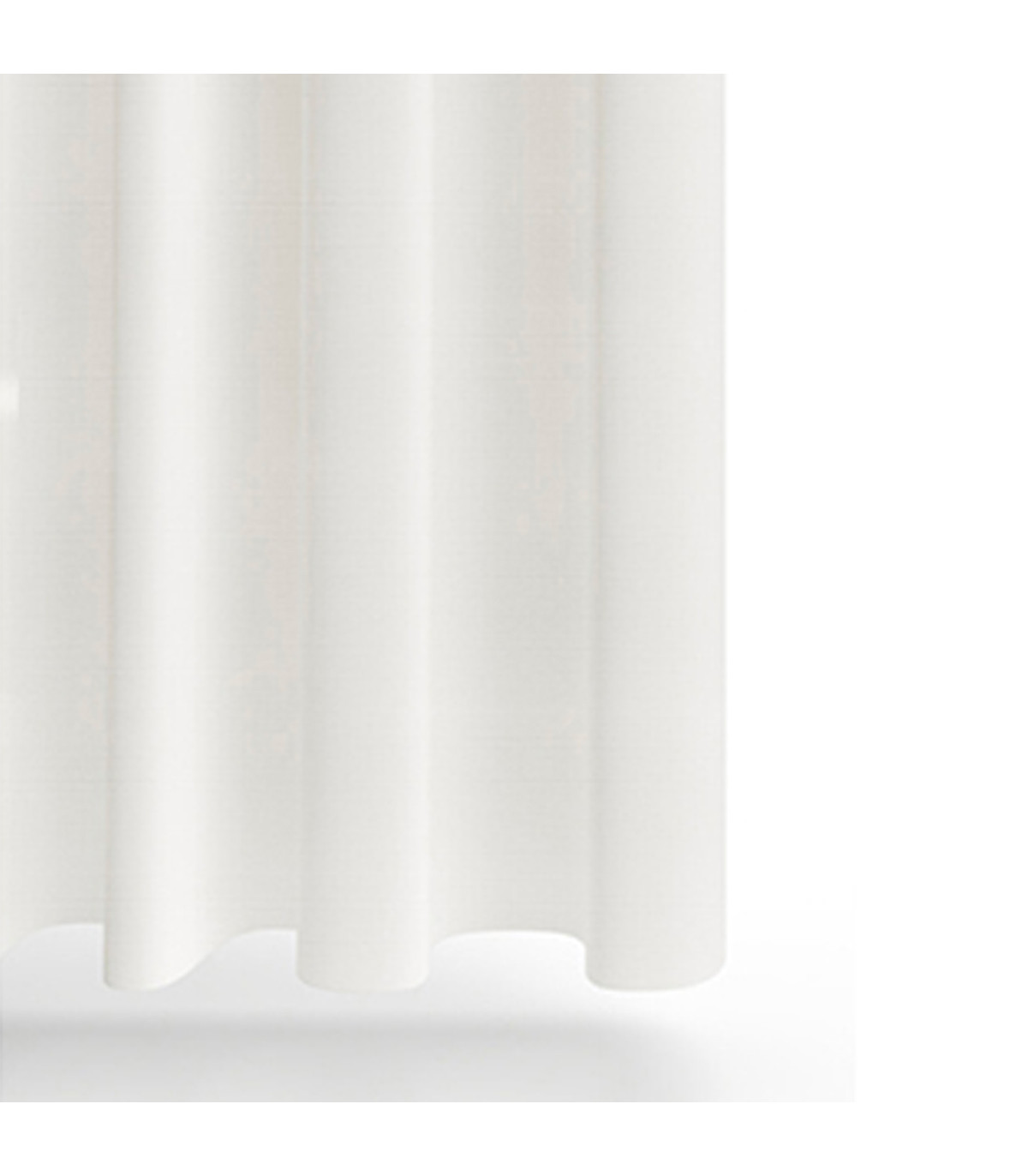 Wadiga Set De 2 Rideaux De Douche Tissu Polyester Blanc Et Noir 180x180cm